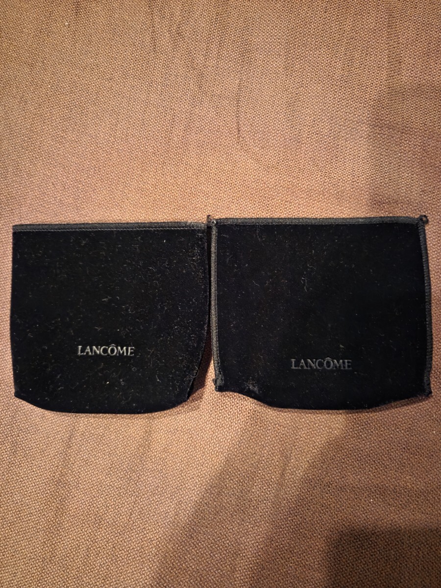LANCOME ブラックポーチ 2個セット_画像1