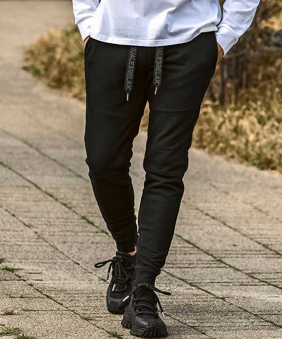 1PIU1UGUALE3 RELAX ウノピゥウノウグァーレトレ リラックス セットアップ メンズ スウェット 上下セット ジャージ パーカ ブラック XL LL_画像3