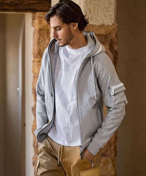 1PIU1UGUALE3 RELAX ウノピゥウノウグァーレトレ リラックス メンズ ブランド カーゴ セットアップ ブランド ウェア ジャージ 2L 3L XXL_画像4