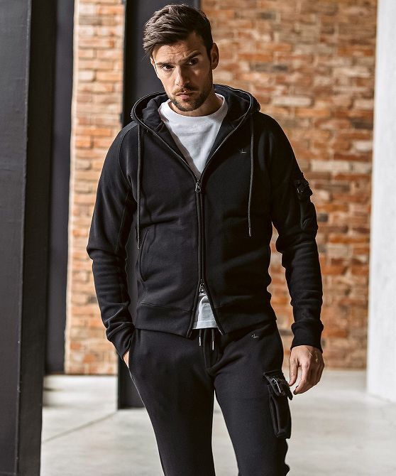 1PIU1UGUALE3 RELAX ウノピゥウノウグァーレトレ リラックス メンズ ブランド カーゴ パーカ セットアップ ジャージ ウェア 2L 3L XXL_画像4