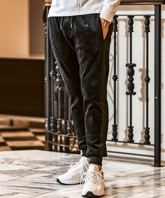 1PIU1UGUALE3 ウノピゥウノウグァーレトレ ベロア セットアップ ジャージ 上下 メンズ パーカー スウェット ブランド ジムウェア 2L 3L XXL_画像6