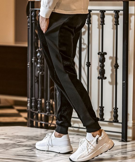 1PIU1UGUALE3 ウノピゥウノウグァーレトレ ベロア セットアップ ジャージ 上下 メンズ パーカー スウェット ブランド ジムウェア 2L 3L XXL_画像7