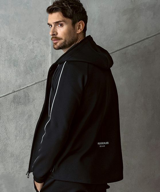 1PIU1UGUALE3 RELAX ウノピゥウノウグァーレトレ セットアップ スウェット メンズ ジム スポーツ 上下 ジャージ パーカー パンツ 2L 3L XXL_画像4