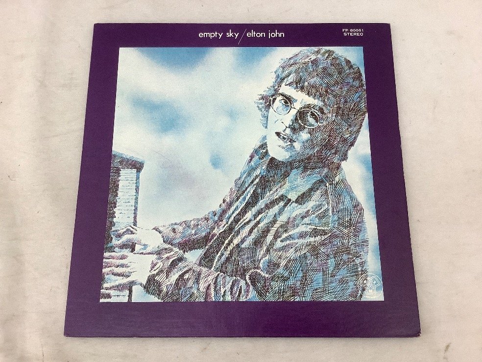 エルトンジョンLPレコード/empty sky/a very special collection他 3枚まとめ 再生未確認/カビあり ACB ジャンク品_画像4