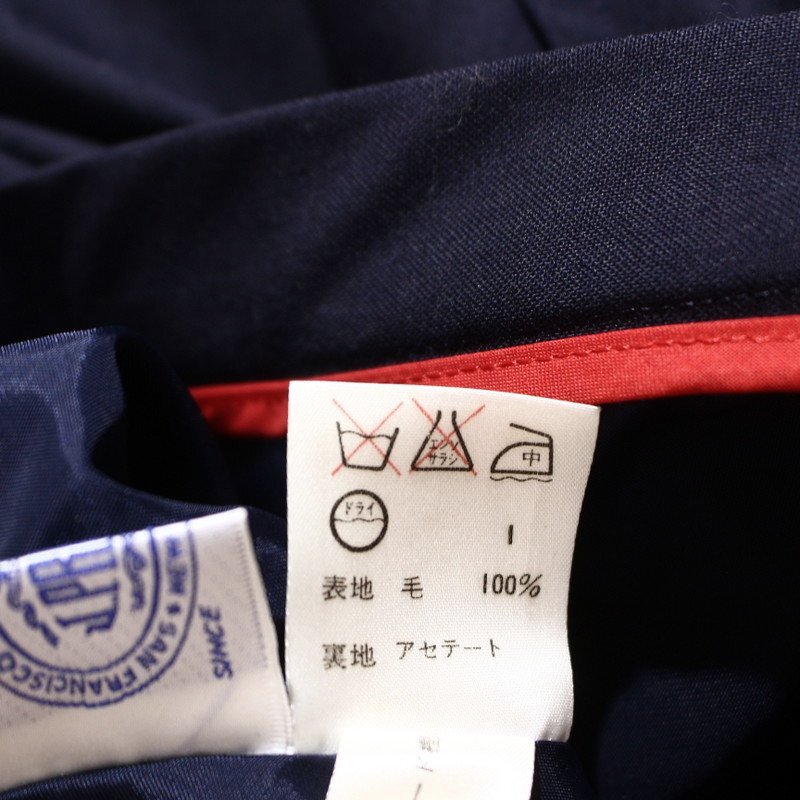  прекрасный товар J Press J.PRESS АО ) Onward . гора осень-зима шерсть 100% сверху товар простой midi mi утечка длина flair юбка 9 номер темно-синий темно-синий шерсть юбка 