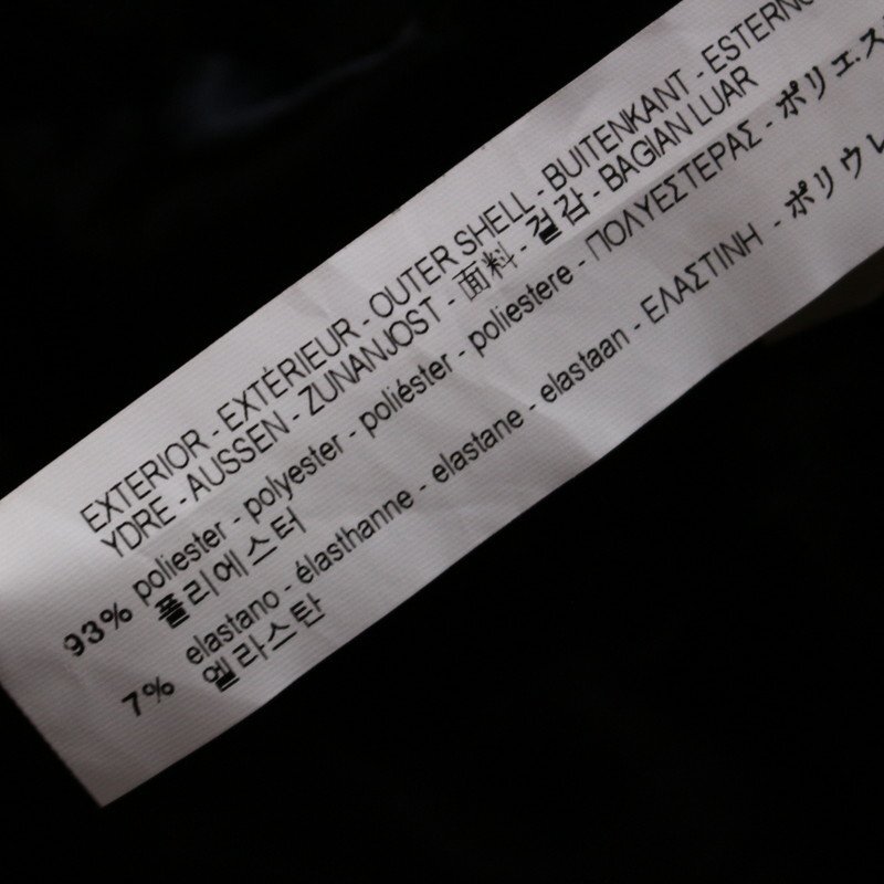 ZARA BASIC ザラ ベーシック 合物 変形 デザイン ロングテーラードジャケト L ブラック 黒 秋 春 オフィス 通勤 ジャケット 羽織 上着_画像4