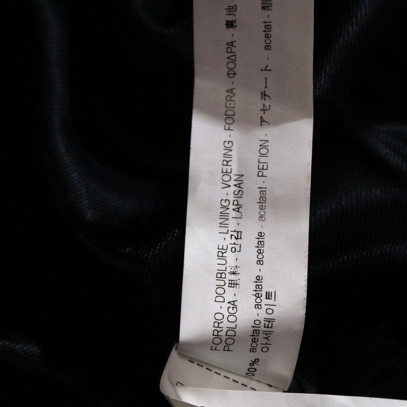 ZARA BASIC ザラ ベーシック 合物 変形 デザイン ロングテーラードジャケト L ブラック 黒 秋 春 オフィス 通勤 ジャケット 羽織 上着_画像3