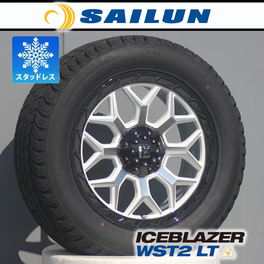 【車種】JL JK ラングラー|スタッドレス 新品4本 サイルン SAILUN 275/55R20 新品 タイヤホイールセット 20インチ LEXXEL InFerno_画像1