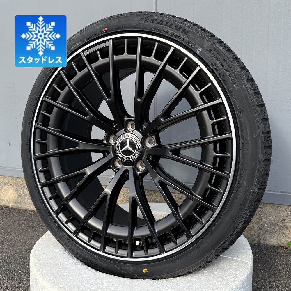 【スタッドレス】BENZ ベンツ Sクラス(W223 W222) CLS(X218 W218) 20インチ タイヤホイール SAILUN Alpine EVO2 255/35R20 新品4本セット_画像7