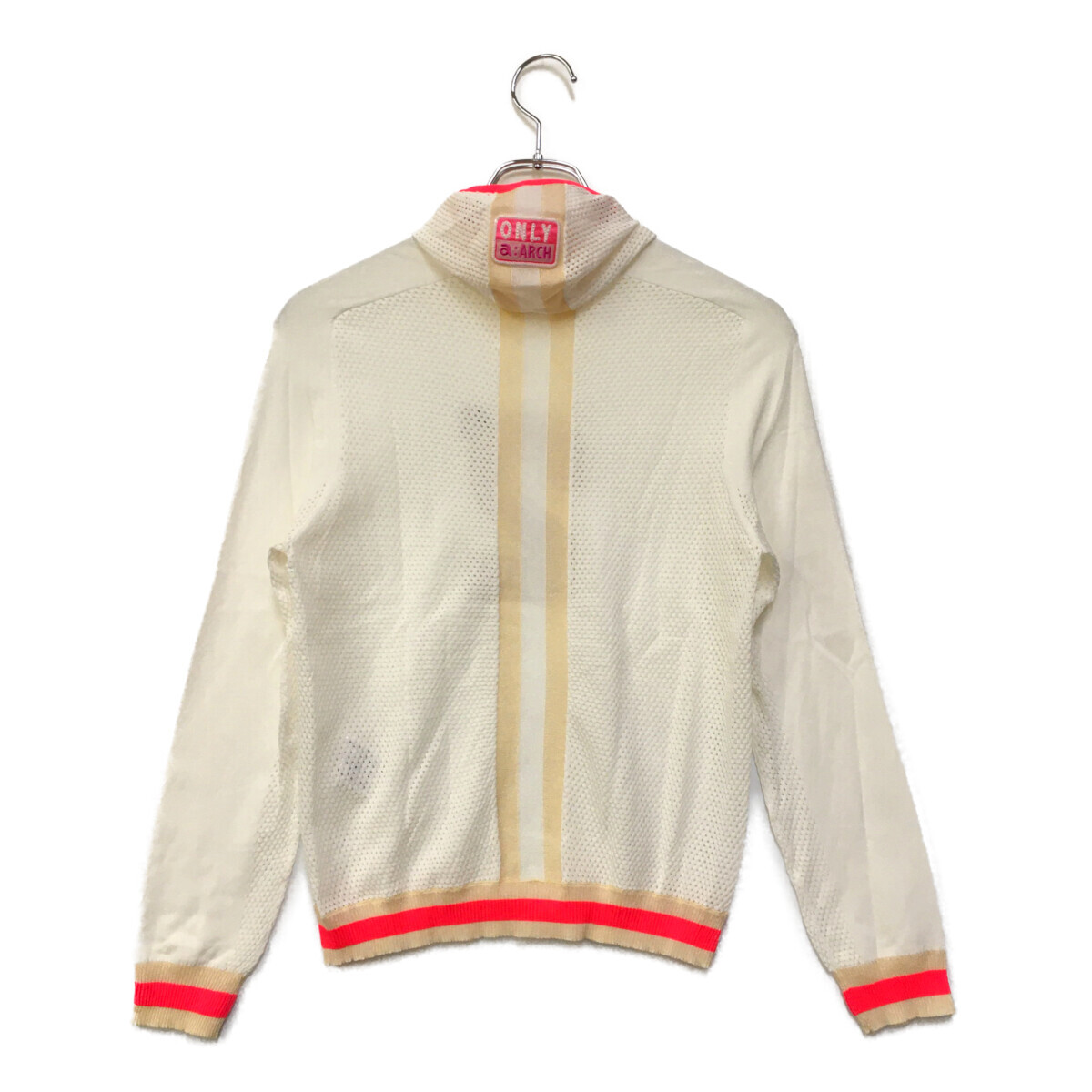 coco 中古【SALE】アルチビオ archivio レディース 長袖シャツ 36(S) 白 メッシュプルオーバー レターパックプラス発送可 88209_画像2