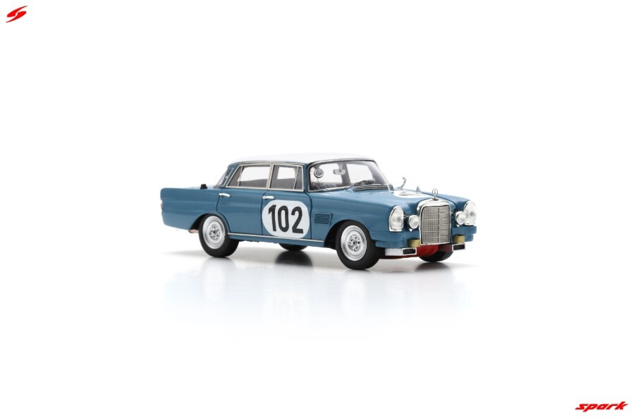 # Spark Model 1/43 1964 Mercedes Benz 300 SE #102spa24h победа