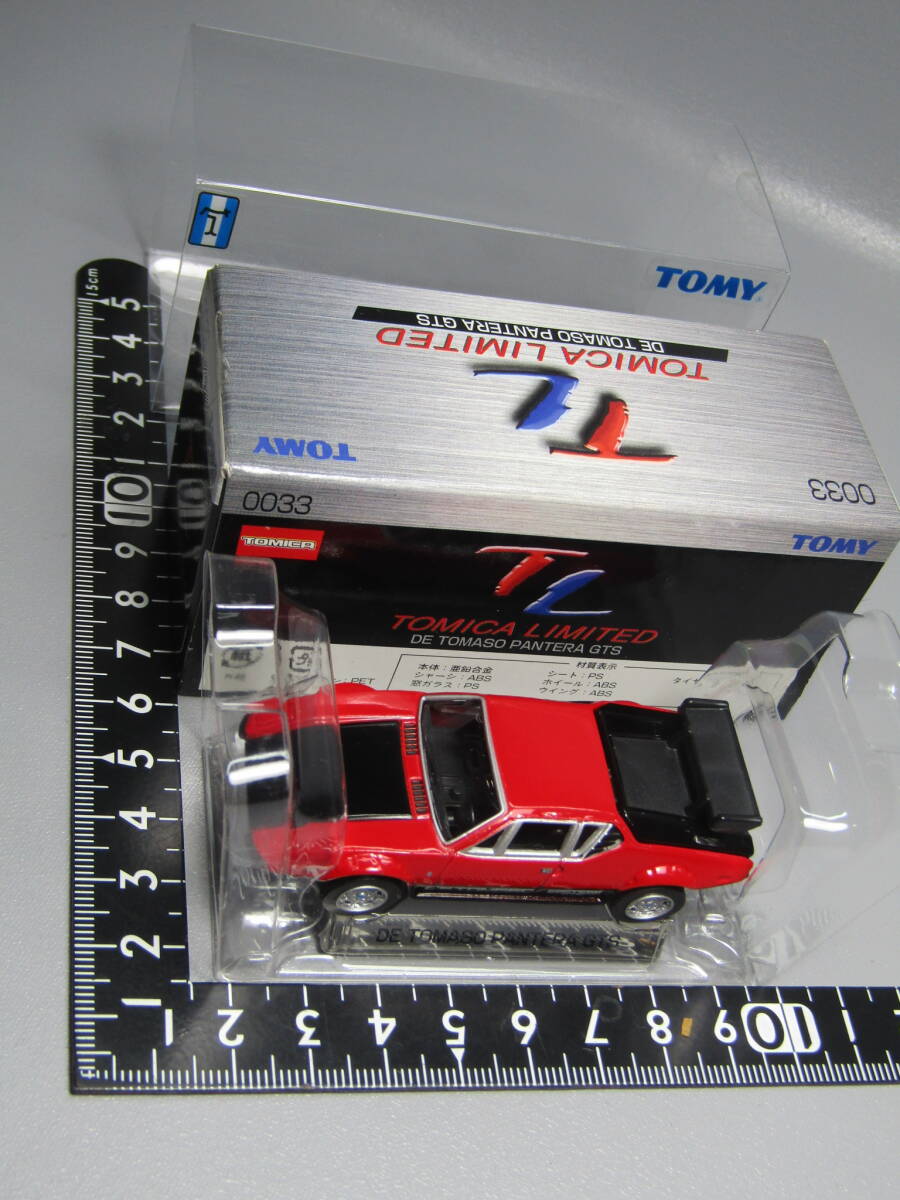  De Tomaso PANTERA 1/61 トミカリミテッド 0033 デ トマソ パンテーラ GTS De Tomaso Pantera カロッツェリア ギア GT5 S 1978 NO10 美品 _画像8