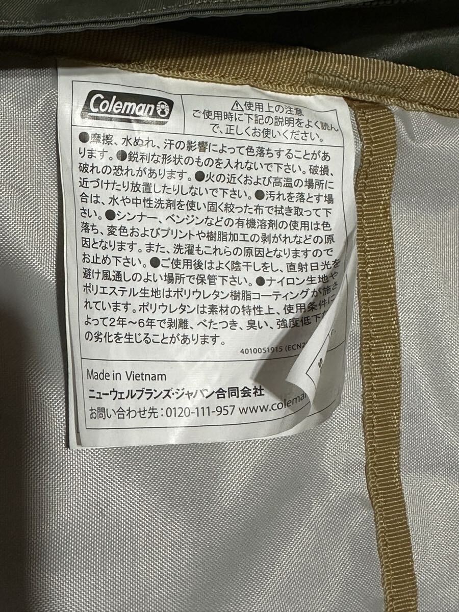 Coleman コールマン バックパック デイパック リュックサック オリーブグリーン 美品_画像8