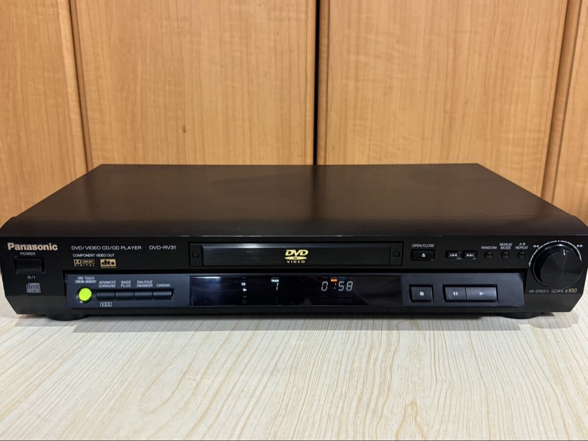 Panasonic DVD-RV31 DVDプレーヤー CD再生音出し確認済み_画像1