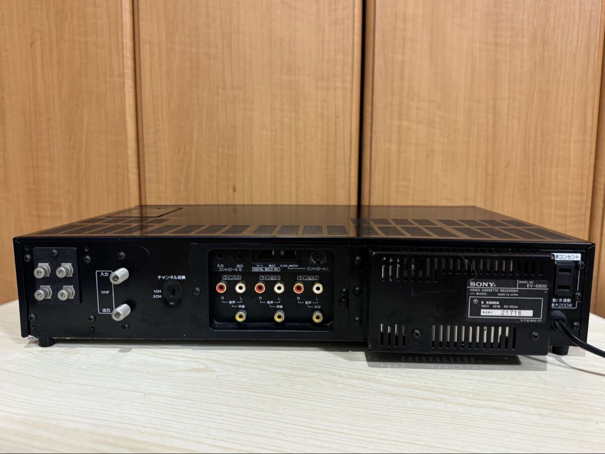 SONY EV-S800 Video 8 ビデオシステムレコーダー 通電不可　現状品_画像8