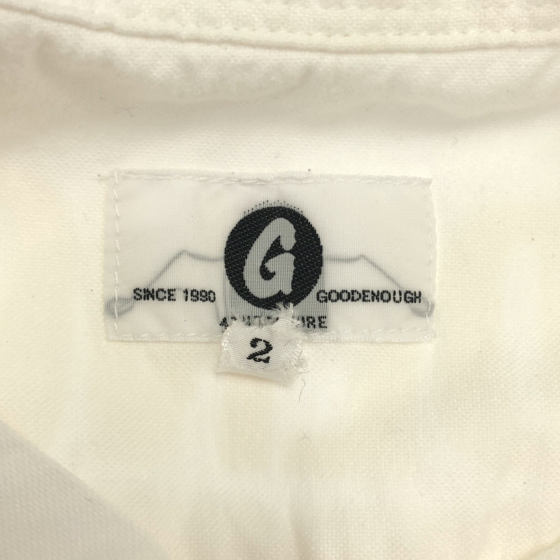 【中古】GOOD ENOUGH 長袖シャツ 2 ホワイト グッドイナフ[240010481006]_画像3