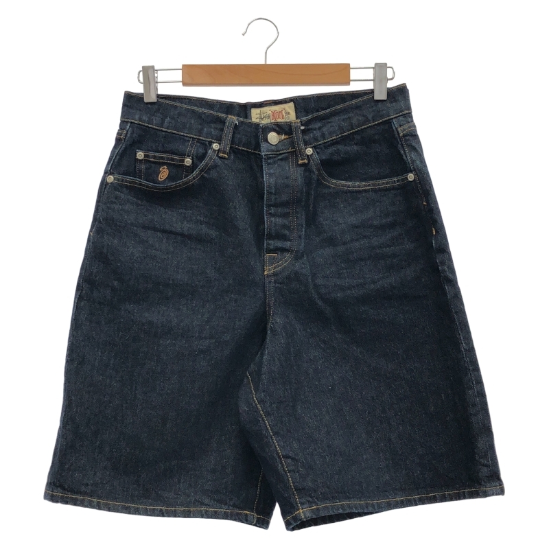 【中古】STUSSY BIG OL' SHORT DENIM ハーフパンツ 28 ネイビー ステューシー[240010489971]_画像1