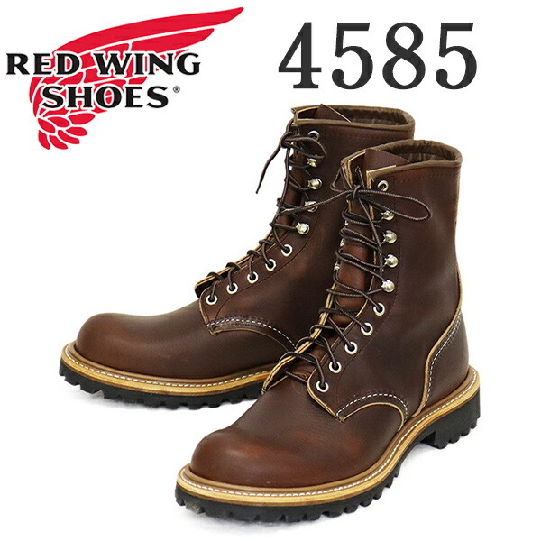 REDWING ( Red Wing ) 4585 8inch Logger 8 дюймовый roga- ботинки blaia- масло потертость kUS10.5D- примерно 28.5cm