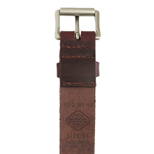 REDWING (レッドウィング) 97695 Leather Belt レザーベルト 38mm Black Cherry Excalibur 34インチ_画像5