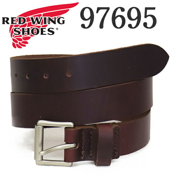 REDWING (レッドウィング) 97695 Leather Belt レザーベルト 38mm Black Cherry Excalibur 34インチ_画像1