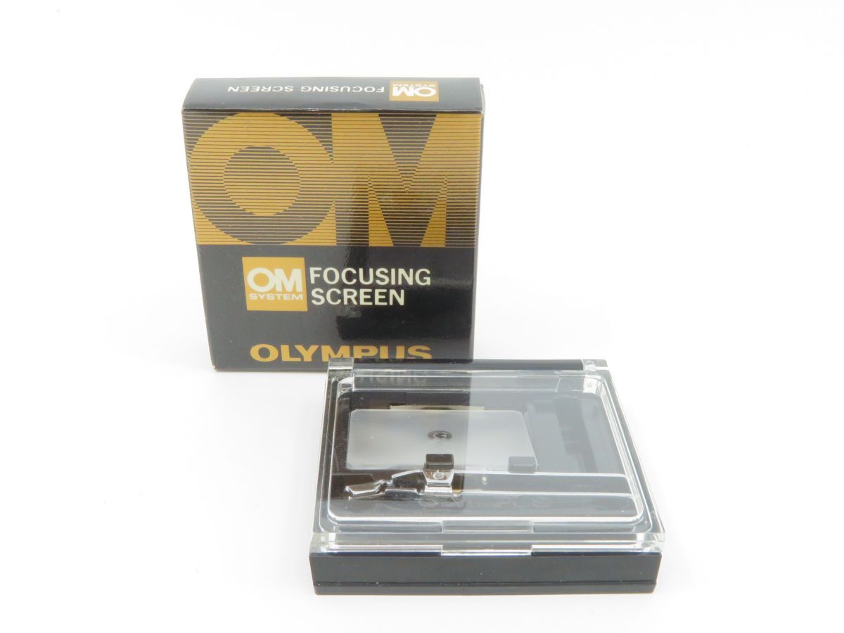 0330 OLYMPUS OM SYSTEM FOCUSING SCREEN フォーカシングスクリーン 1-13 元箱付き【カメラヤ】【送料180円】_画像1