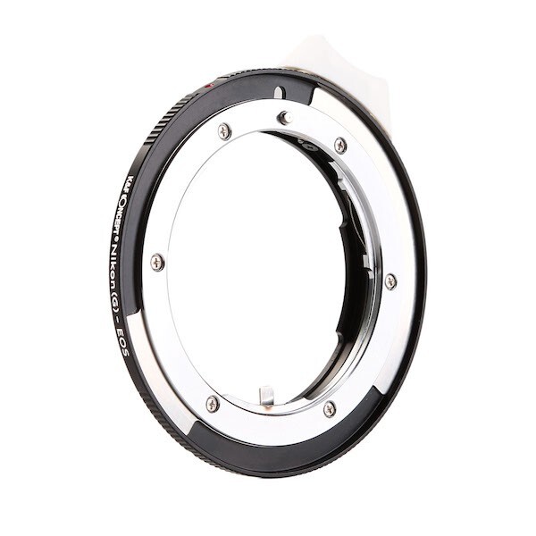 K&F Concept KF-NGEF (ニコンFマウントレンズ[Gタイプ対応] → キャノンEFマウント変換）絞りレバー付き_画像5