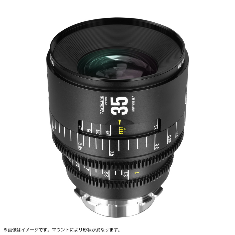 7Artisans INFINITE 35mm T2.1 シネマレンズ キヤノンEFマウント フルサイズ 単焦点レンズ 国内正規品 保証2年 七工匠_画像2