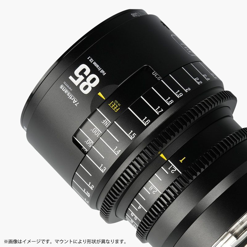 7Artisans INFINITE 85mm T2.1 シネマレンズ キヤノンEFマウント フルサイズ 単焦点レンズ 国内正規品 保証2年 七工匠_画像5