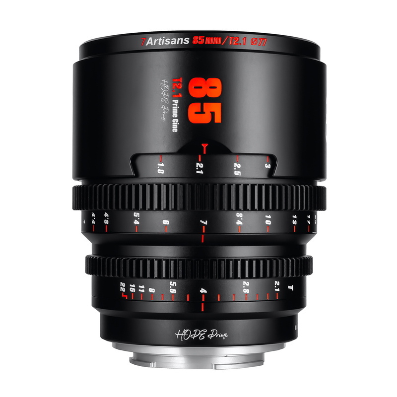 七工匠 7Artisans HOPE Prime 85mm T2.1 シネマレンズ 富士フイルムXマウント S35センサー 映画撮影 ブラック 中望遠_画像1