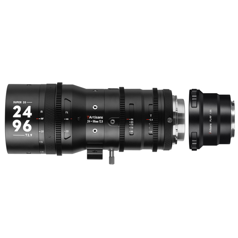 七工匠 7Artisans Sprite 24-96mm T2.9 PLマウント + 1.5X テレコンバーター キヤノンRFマウント変換 セット_画像1