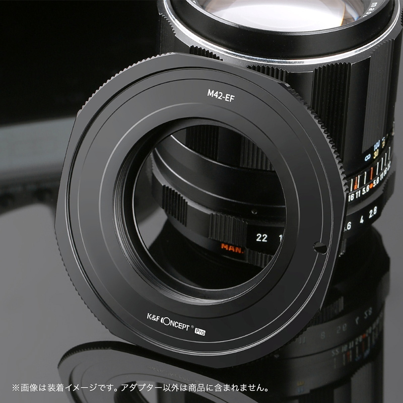 K&F Concept マウントアダプター KF-42EF.P（M42マウントレンズ → キヤノンEFマウント変換）canon ef オールドレンズ_画像4