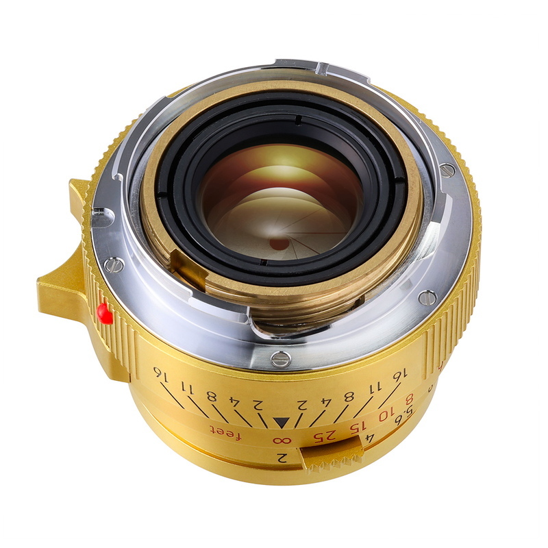LIGHT LENS LAB M 50mm f/2 ブラスゴールド【世界限定200セット】(フード、UVフィルター付属)Mマウント 周Elcan_画像4
