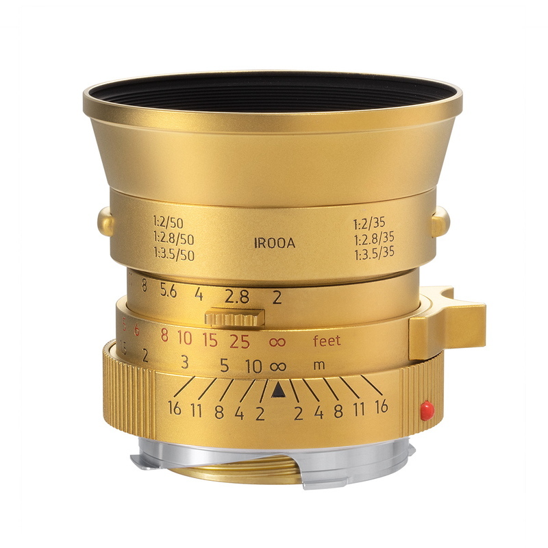 LIGHT LENS LAB M 50mm f/2 ブラスゴールド【世界限定200セット】(フード、UVフィルター付属)Mマウント 周Elcan_画像5