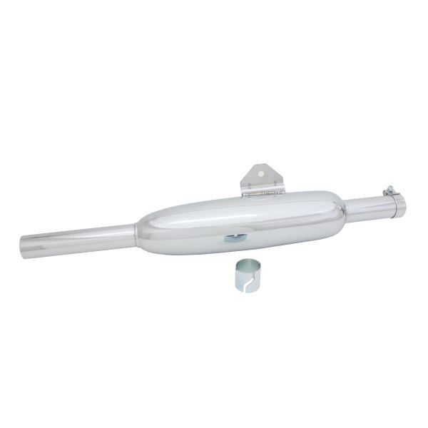 エストレヤRSカスタム/ESTRELLA-RSC(-1998) 用 トライアンフタイプ マフラー(スリップオン)｜ポッシュフェイス/POSH_画像1