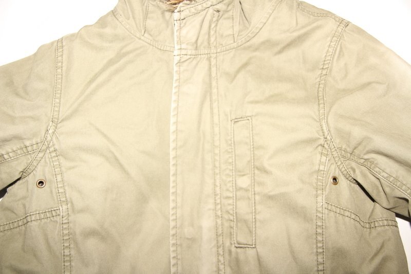 shuca モッズ コート カーキ サイズS アウターコート MM2165_画像9