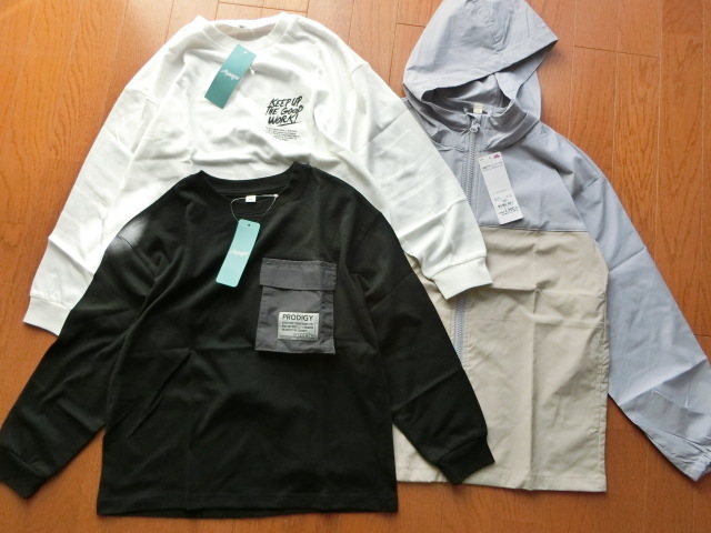 新品◆男児140cm3点セット◆ウインドブレーカー長袖Tシャツ◆_画像1