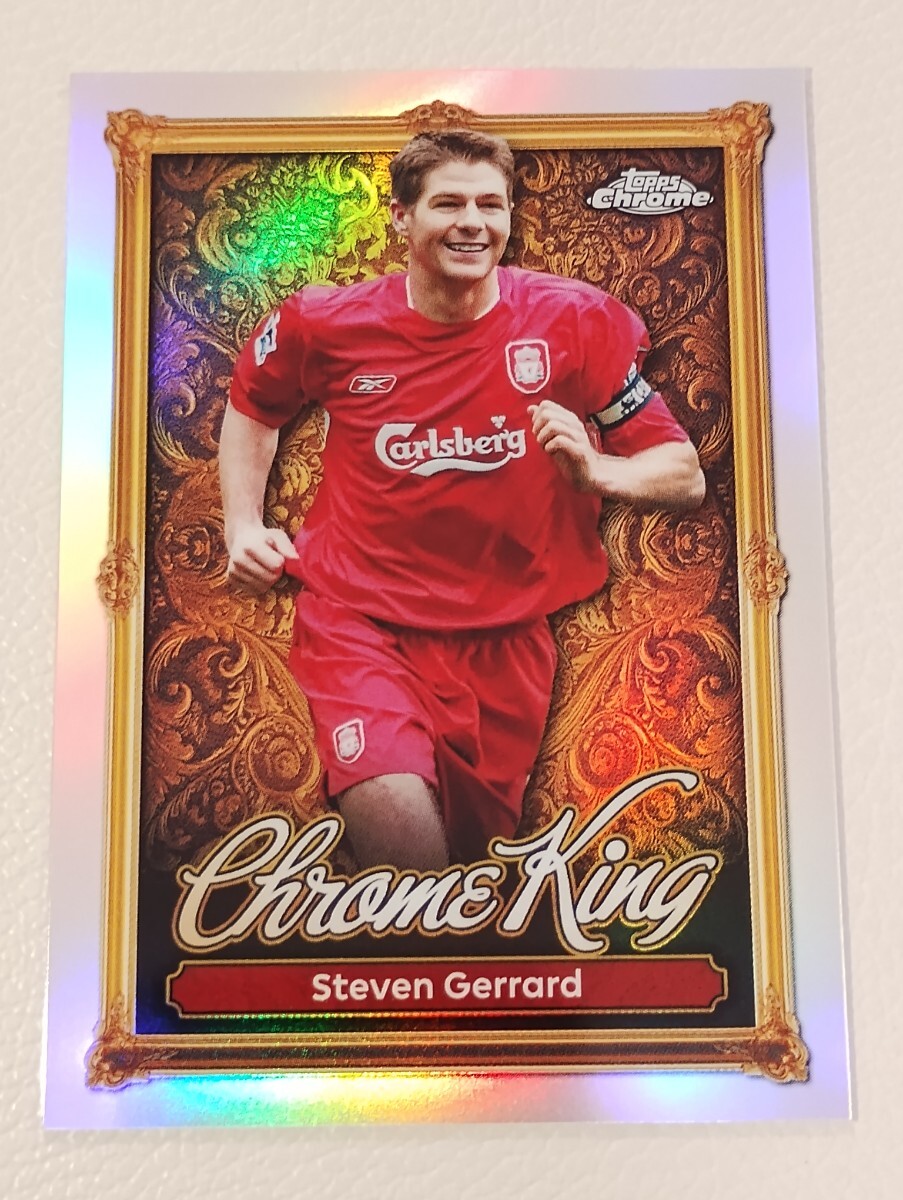 2025-26 TOPPS PREMIER LEAGUE ジェラード GERRARD CHROME KING インサート 2026 プレミア_画像1