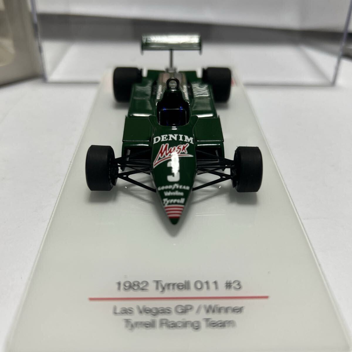 1/43. TSMMODEL. Tyrrell 011 #3 M Alberto Las Vegas GP Winer 1982. _画像2