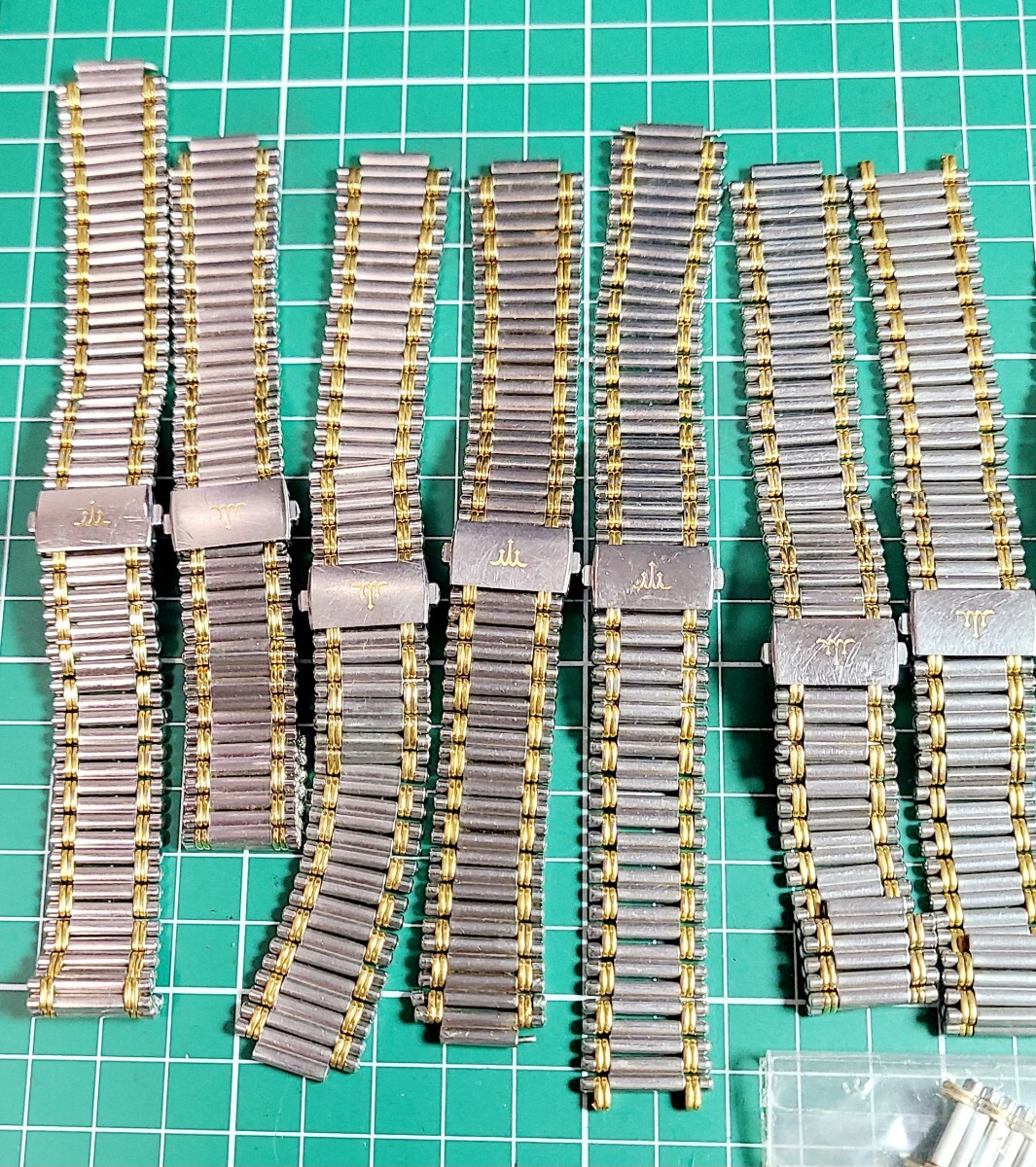 セイコー クレドール メンズ レディース ブレス 計11本 余りコマ付き.の画像2