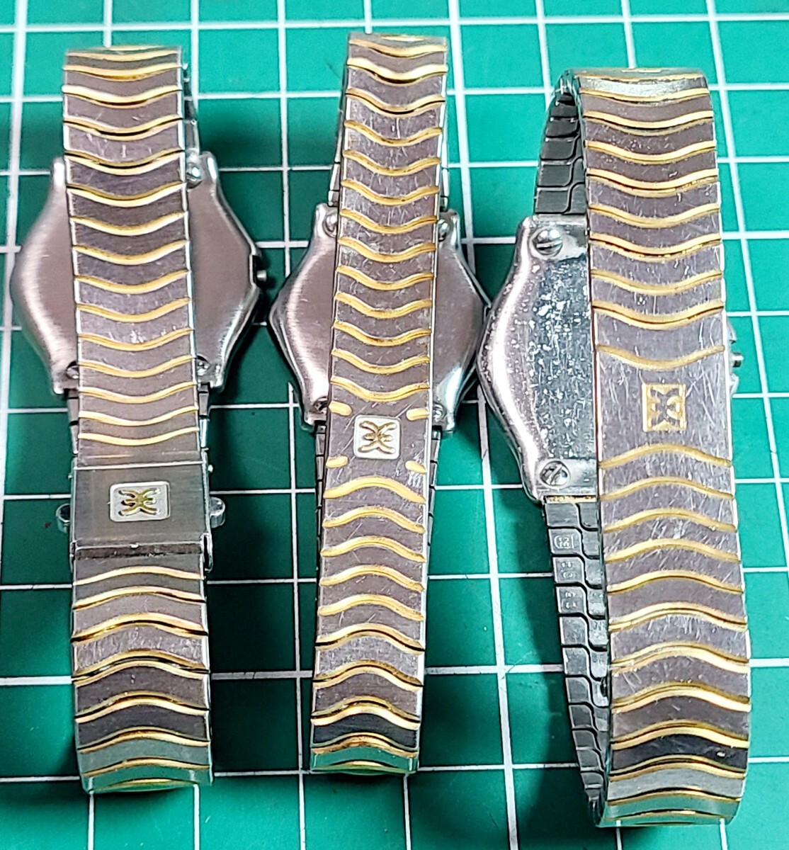 EBEL　エベル　クラシックウェーブ　ブレス6本 ムーブメント6点　リューズ無し、動作未確認のためジャンク品._画像6