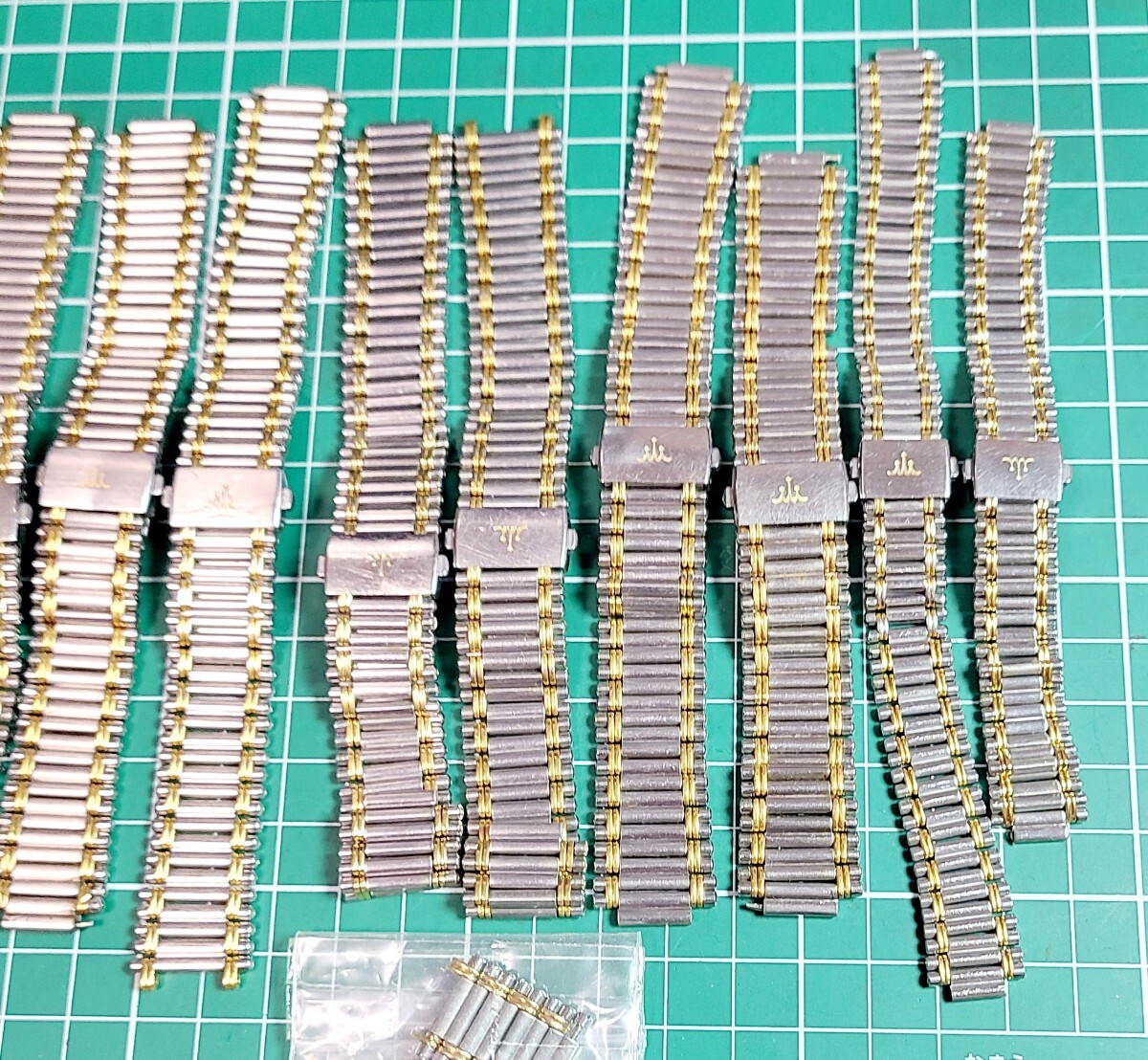 セイコー クレドール メンズ レディース ブレス 計11本 余りコマ付き.の画像3