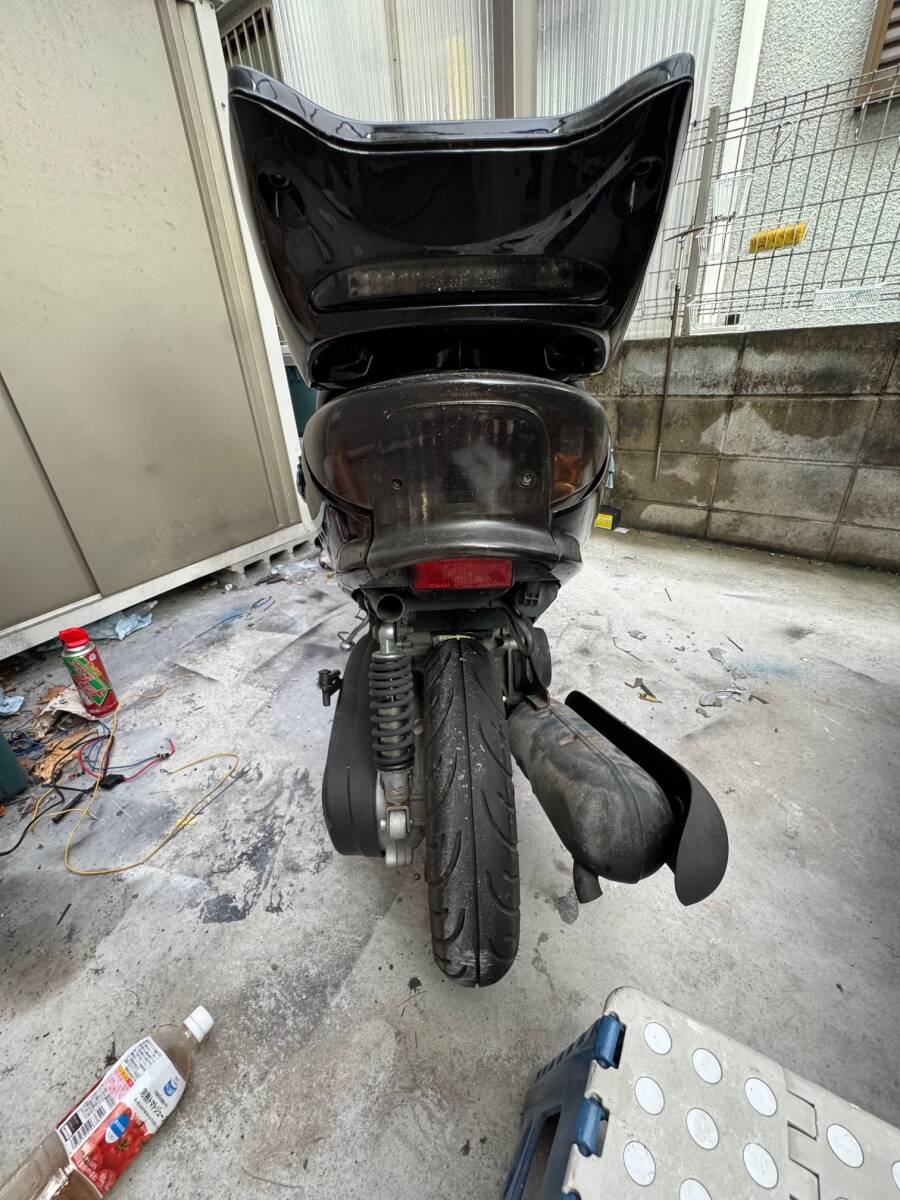 ジョグ ZR SA16J 転倒車 キタコ120kmメーター デイトナCDI_画像7