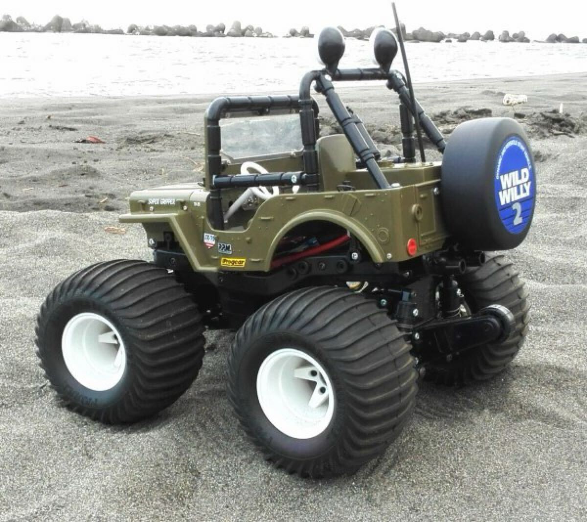 ワイルドウイリー2 等用 パドルタイヤ & スターホイール_画像7