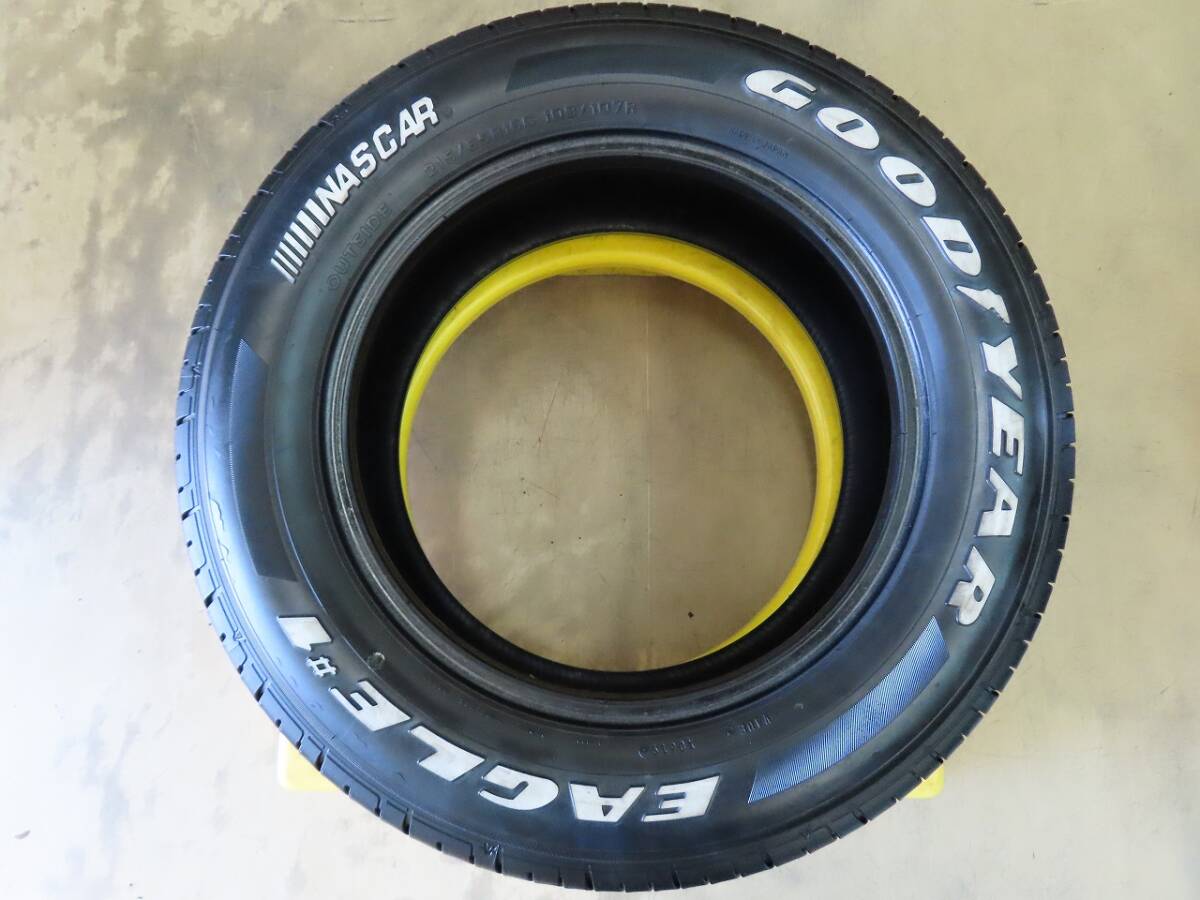 ☆グッドイヤー イーグル#1 ナスカー ホワイト レター タイヤ 215/65R16 2019年製造 4本 ジャンク品 GOODYEAR EAGLE#1 NASCAR☆_画像6