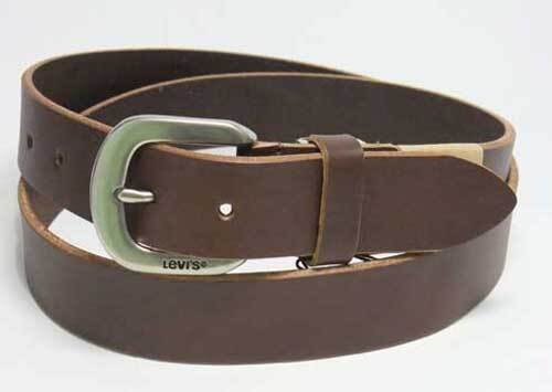 長寸ベルト 3.5ｃｍ幅 リーバイスベルト 15116064-02チョコ色_画像1