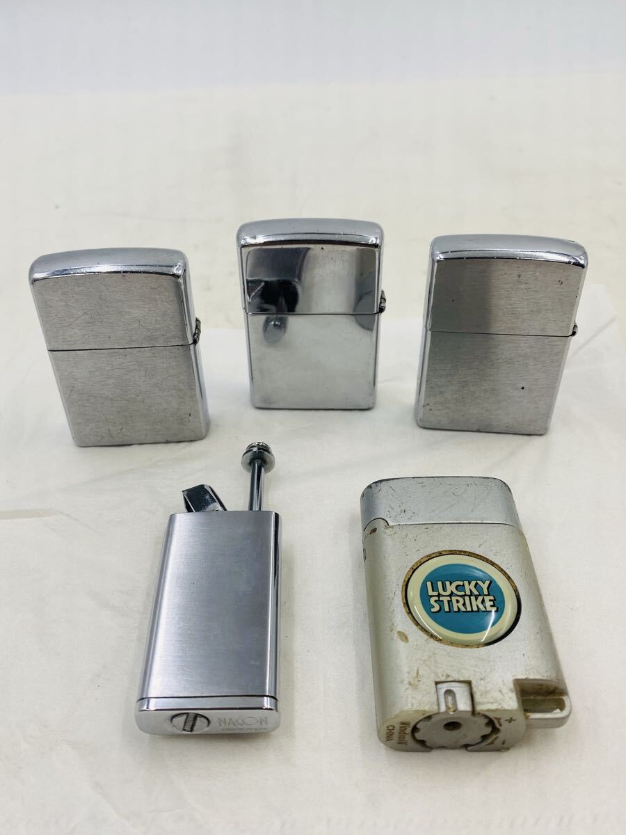 ■ ライター5点まとめ売り オイルライター ガスライター ZIPPO ジッポ 喫煙具 喫煙グッズ 着火未確認_画像2