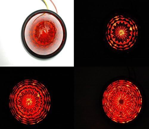 【送料無料！】LED 16 発 サイド バス マーカー ライト ランプ トラック 用 24V 車 に (レッド4個セット)_画像3