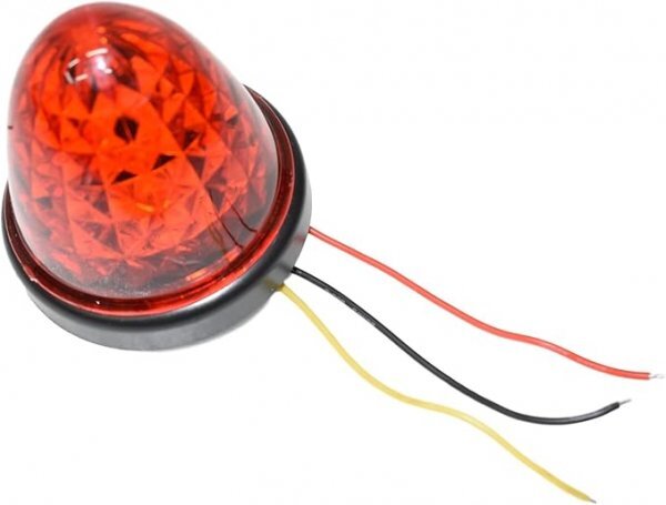 【送料無料！】LED 16 発 サイド バス マーカー ライト ランプ トラック 用 24V 車 に (レッド4個セット)_画像2