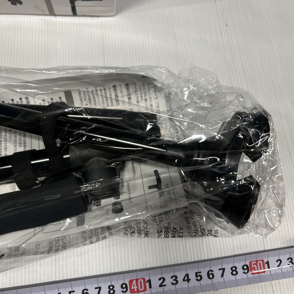 杖　海外製　ケーンセーフ　プラス　未使用品　ライト付き　組み立て式　分解式　箱入り_画像3