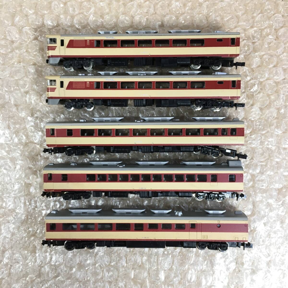 ○[良品] 昔の KATO 特急 キハ82 キハ80 キロ80 キシ80 5両セット Nゲージ 鉄道模型 カトー 格安ゆうパケットポスト発送可 [動作未確認]★_画像1